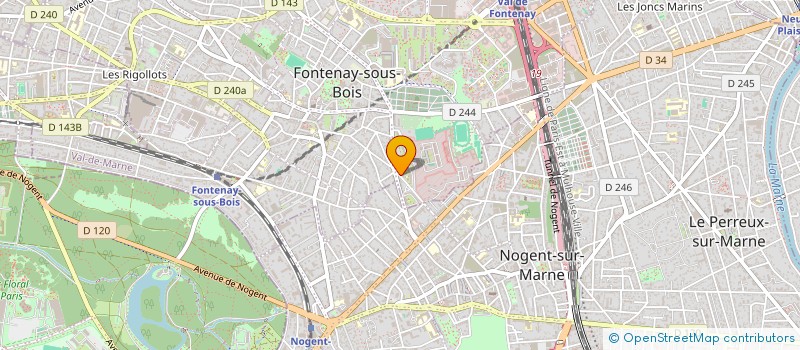 localisation de l'entreprise MONSIEUR YVES PIRALI à FONTENAY-SOUS-BOIS