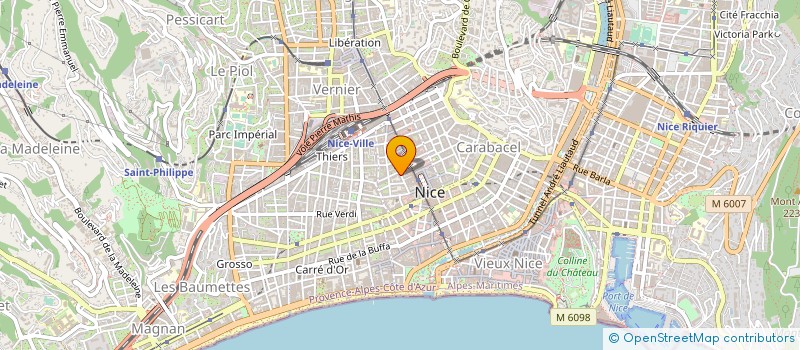 localisation de l'entreprise MONSIEUR YVES PITAULT à NICE