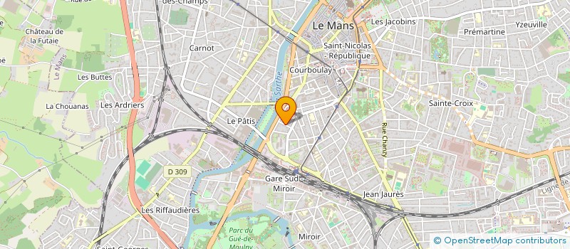 localisation de l'entreprise MONSIEUR YVES PITON  LE MANS