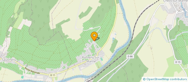 localisation de l'entreprise MONSIEUR YVES PLANSON  ROMENY-SUR-MARNE