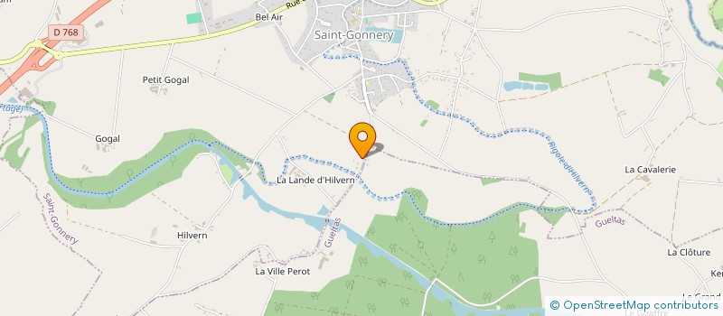 localisation de l'entreprise MONSIEUR YVES POCARD  SAINT-GONNERY