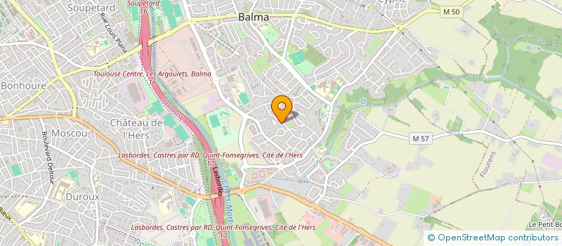localisation de l'entreprise MONSIEUR YVES POCHART à BALMA