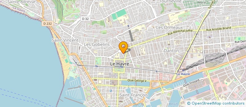 localisation de l'entreprise MONSIEUR YVES POIRIER à LE HAVRE