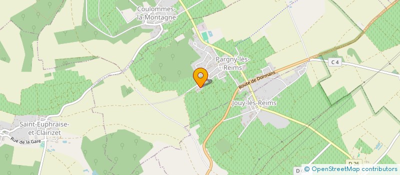 localisation de l'entreprise MONSIEUR YVES POITRINE  PARGNY-LES-REIMS