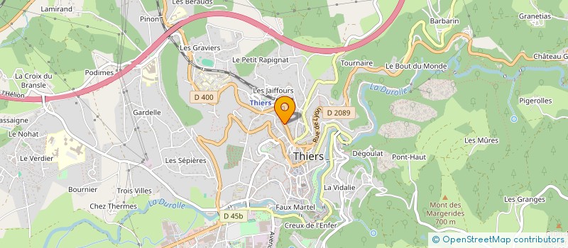 localisation de l'entreprise MONSIEUR YVES POLESE à THIERS