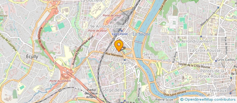 localisation de l'entreprise MONSIEUR YVES PONCET  LYON