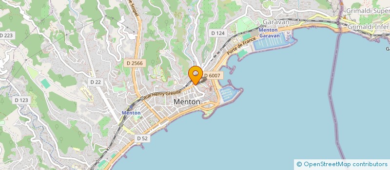localisation de l'entreprise MONSIEUR YVES PONCET à MENTON