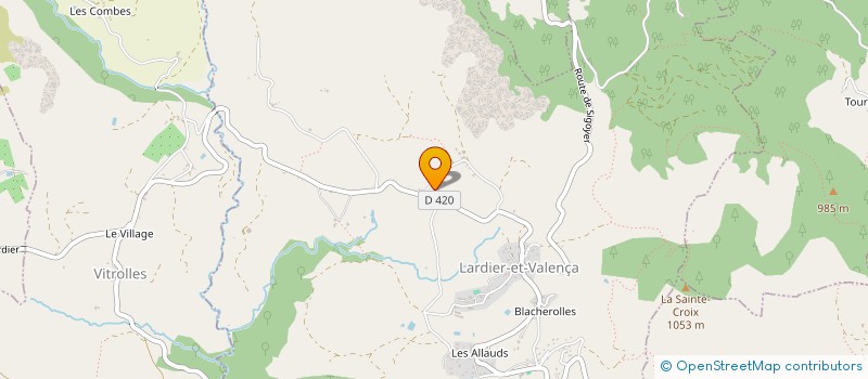 localisation de l'entreprise MONSIEUR YVES PONZO à LARDIER-ET-VALENCA