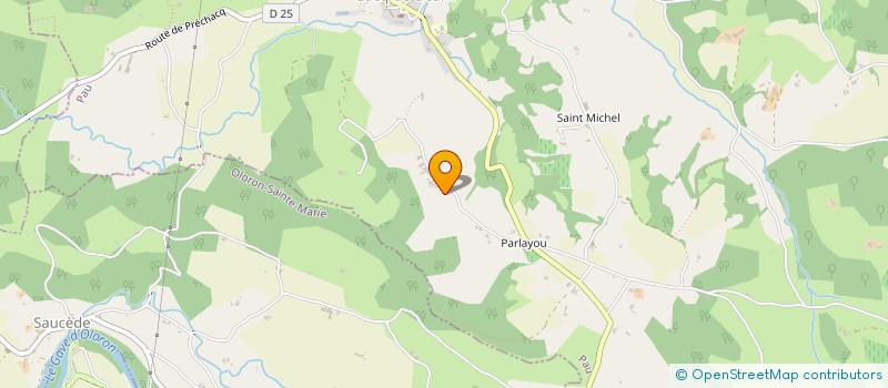 localisation de l'entreprise MONSIEUR YVES PORTE-LABORDE  LUCQ-DE-BEARN