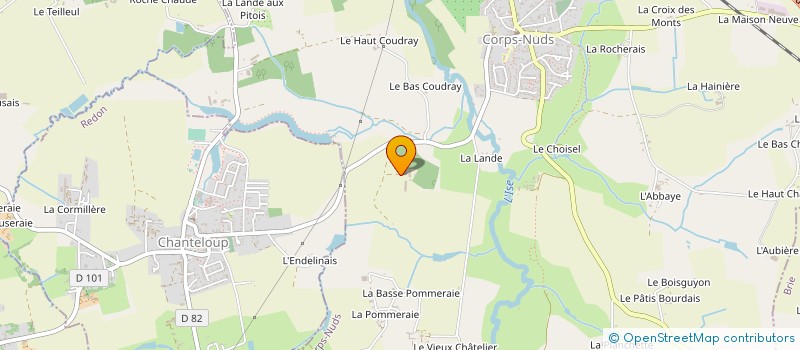 localisation de l'entreprise MONSIEUR YVES POTTIER  CHANTELOUP