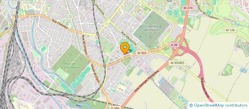 localisation de l'entreprise MONSIEUR YVES POUHAIR  DIJON