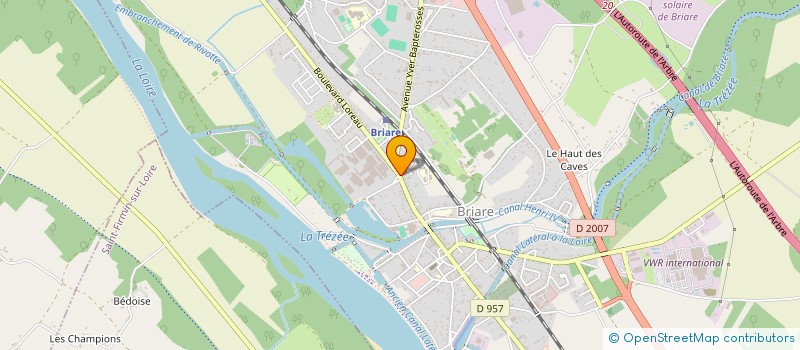 localisation de l'entreprise MONSIEUR YVES POULAILLON  BRIARE