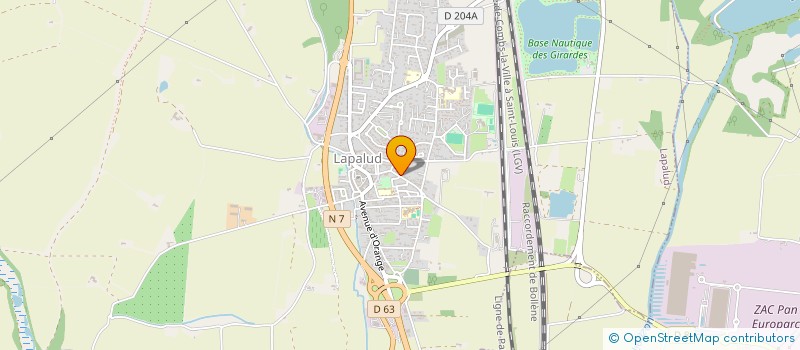 localisation de l'entreprise MONSIEUR YVES PRADIER  LAPALUD