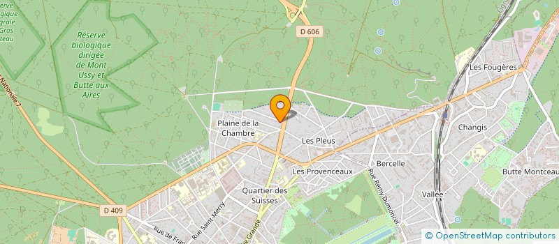 localisation de l'entreprise MONSIEUR YVES PRENEAU  FONTAINEBLEAU