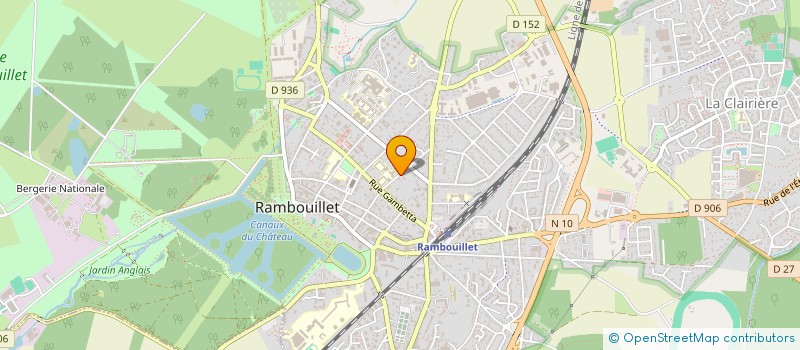 localisation de l'entreprise MONSIEUR YVES PROMPSAUD à RAMBOUILLET