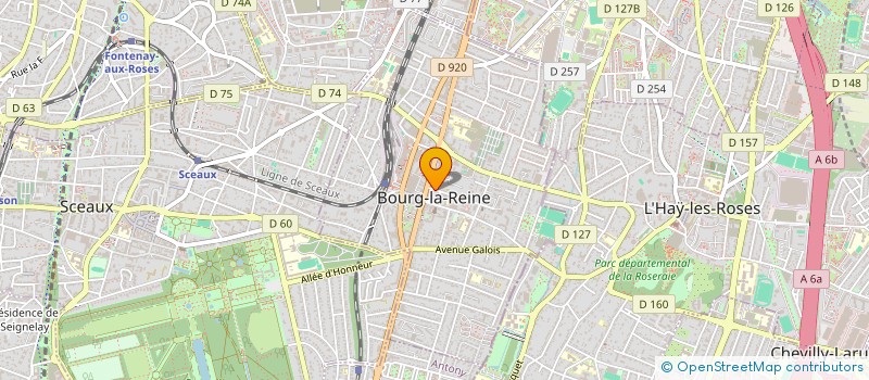 localisation de l'entreprise MONSIEUR YVES PRUVOT à BOURG-LA-REINE