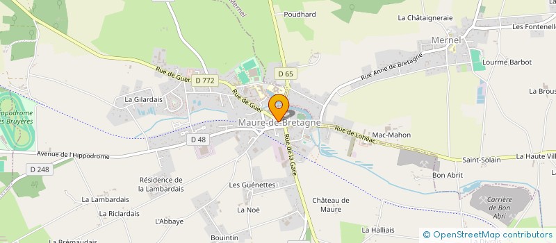 localisation de l'entreprise MONSIEUR YVES QUEDILLAC  VAL D'ANAST