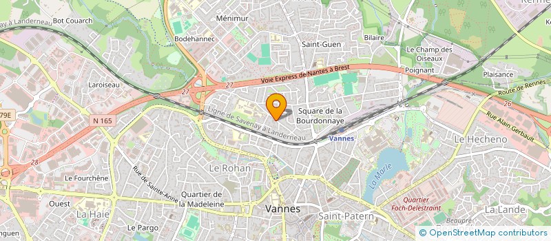 localisation de l'entreprise MONSIEUR YVES QUEMENER  VANNES