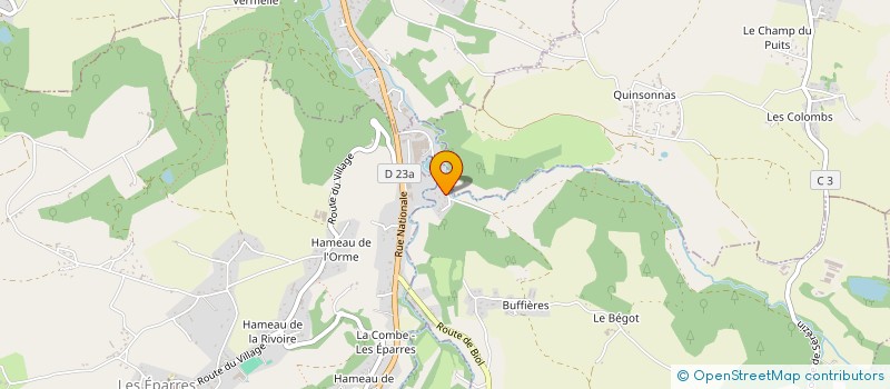 localisation de l'entreprise MONSIEUR YVES QUEMENER  SUCCIEU