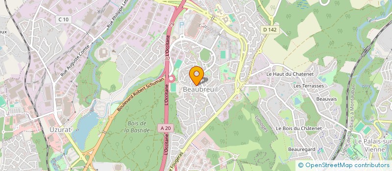 localisation de l'entreprise MONSIEUR YVES QUILLARD à LIMOGES