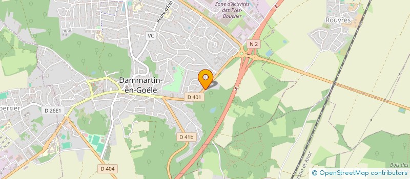 localisation de l'entreprise MONSIEUR YVES QUINAOU à DAMMARTIN-EN-GOELE