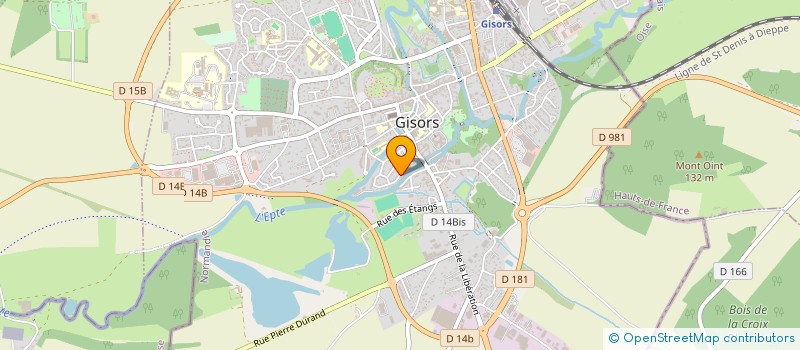 localisation de l'entreprise MONSIEUR YVES RABAJOIE à GISORS