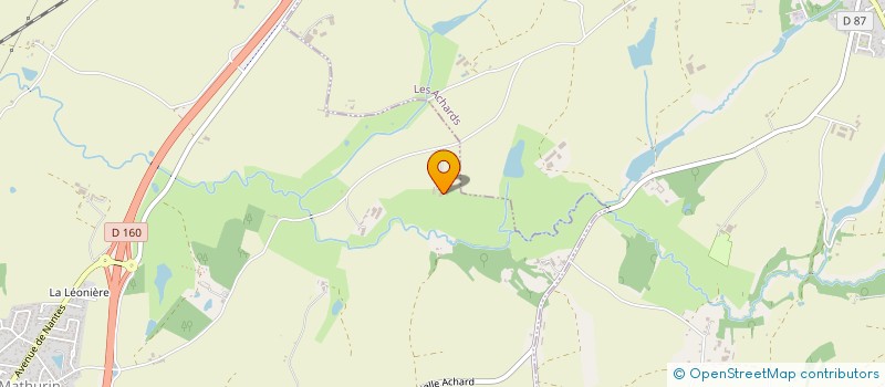 localisation de l'entreprise MONSIEUR YVES RABAUD  SAINT-MATHURIN