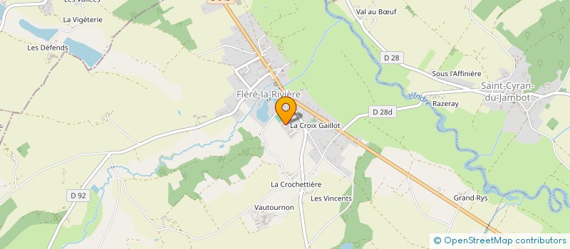 localisation de l'entreprise MONSIEUR YVES RABIER à FLERE-LA-RIVIERE