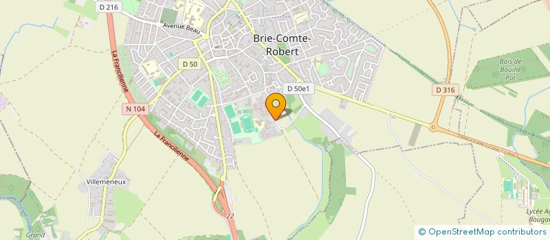 localisation de l'entreprise MONSIEUR YVES RAKOTO  BRIE-COMTE-ROBERT