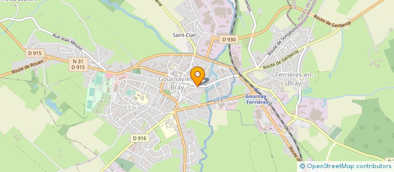 localisation de l'entreprise MONSIEUR YVES RATTEZ à GOURNAY-EN-BRAY