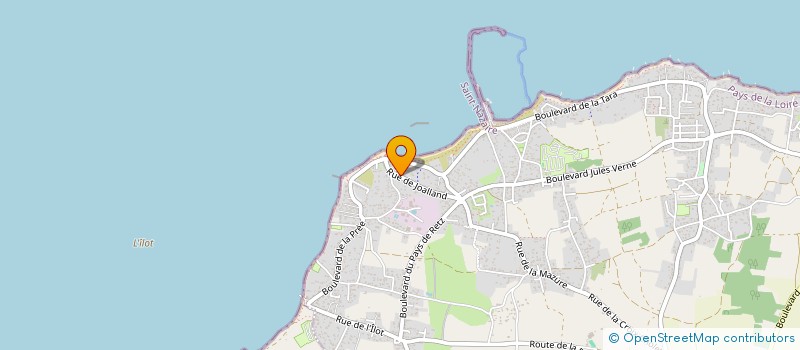 localisation de l'entreprise MONSIEUR YVES RAULT à LA PLAINE-SUR-MER