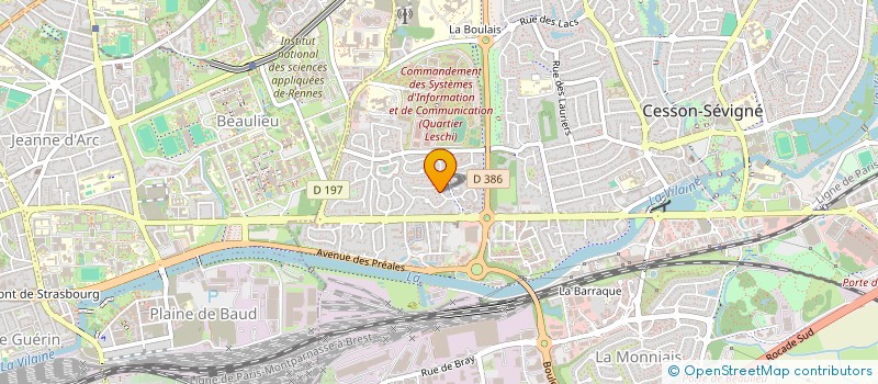 localisation de l'entreprise MONSIEUR YVES RAYMOND ANDRE GRAND à CESSON-SEVIGNE