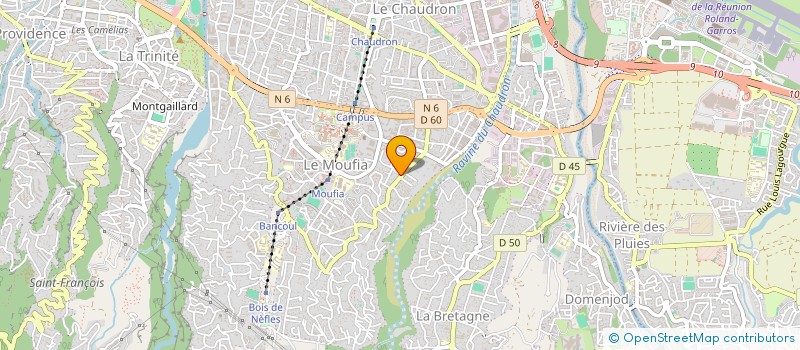 localisation de l'entreprise MONSIEUR YVES RAZAFIMAHATRATRA  SAINT-DENIS