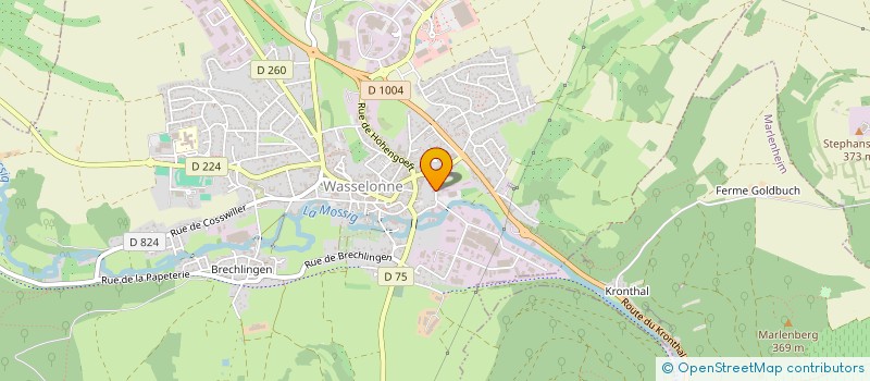 localisation de l'entreprise MONSIEUR YVES REISZ à TRAENHEIM