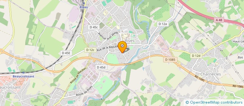 localisation de l'entreprise MONSIEUR YVES RENARD à RIVES