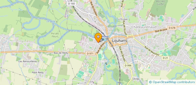 localisation de l'entreprise MONSIEUR YVES RENAUD à LOUHANS