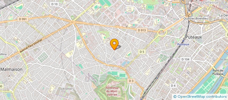 localisation de l'entreprise MONSIEUR YVES-RENE MBANGA  NANTERRE