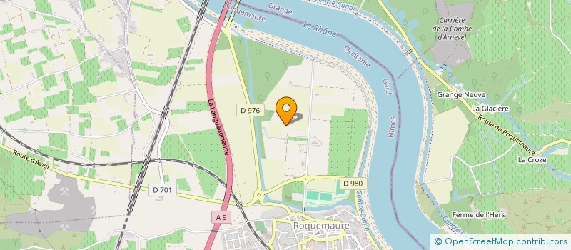 localisation de l'entreprise MONSIEUR YVES RENOU  ROQUEMAURE