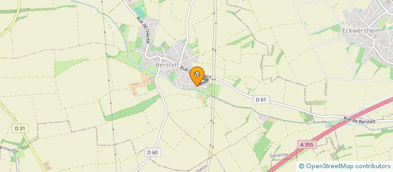 localisation de l'entreprise MONSIEUR YVES RETTENBACH  BERSTETT