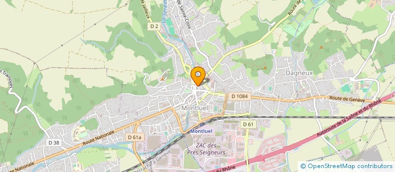 localisation de l'entreprise MONSIEUR YVES REVILLIOD  MONTLUEL