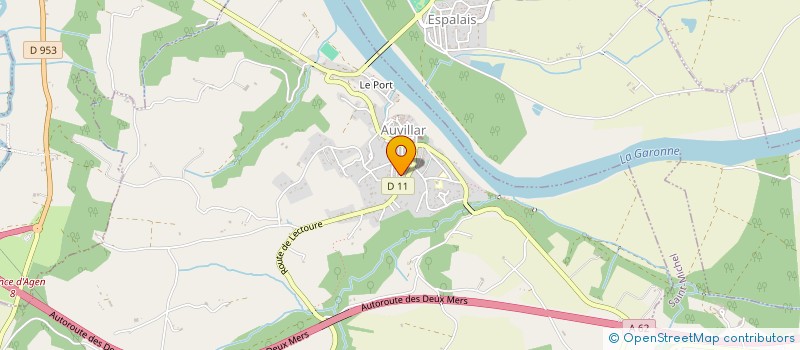 localisation de l'entreprise MONSIEUR YVES REY  AUVILLAR