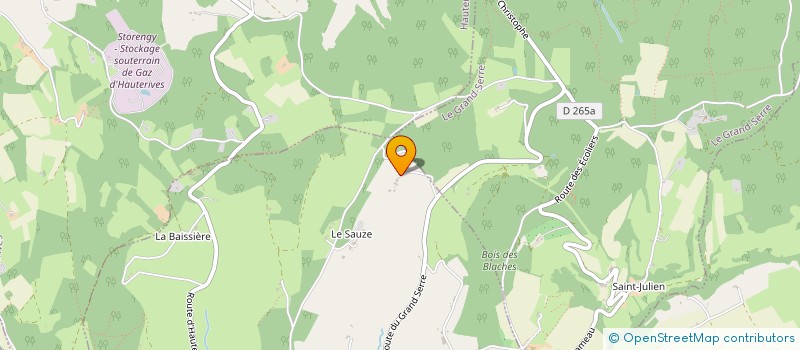 localisation de l'entreprise MONSIEUR YVES REY  SAINT-CHRISTOPHE-ET-LE-LARIS