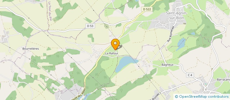 localisation de l'entreprise MONSIEUR YVES REYNAUD  SAINT-AGNIN-SUR-BION