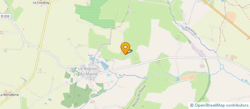 localisation de l'entreprise MONSIEUR YVES REZE  MESLAY-DU-MAINE