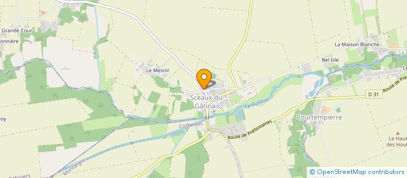 localisation de l'entreprise MONSIEUR YVES RIBEIRO  SCEAUX-DU-GATINAIS