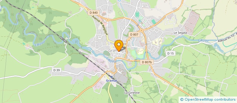 localisation de l'entreprise MONSIEUR YVES RICHARD  PADIRAC