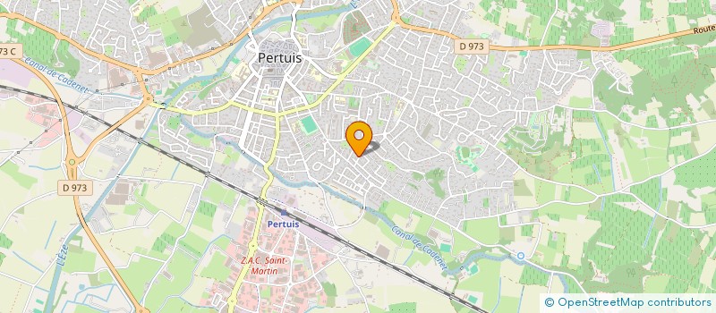 localisation de l'entreprise MONSIEUR YVES RICHER  PERTUIS