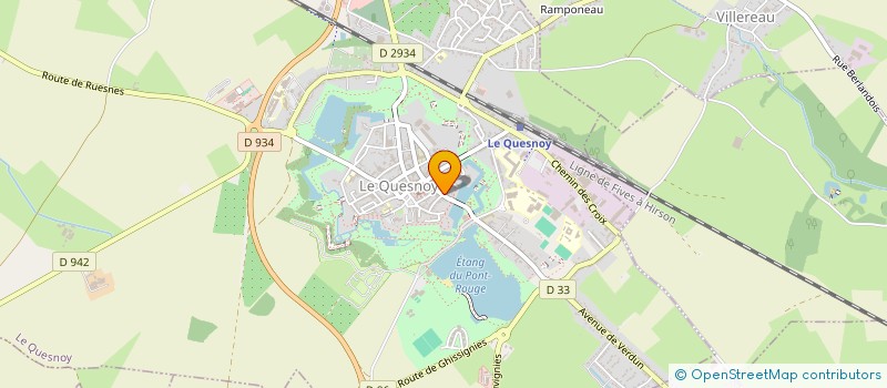 localisation de l'entreprise MONSIEUR YVES RICHEZ  LE QUESNOY