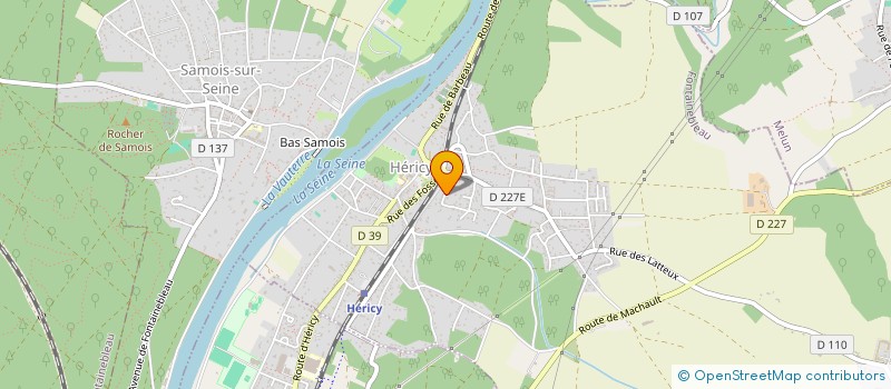 localisation de l'entreprise MONSIEUR YVES RICHY DURETESTE  HERICY