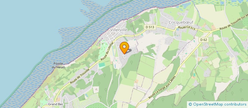 localisation de l'entreprise MONSIEUR YVES RIGUIDEL  VILLERVILLE